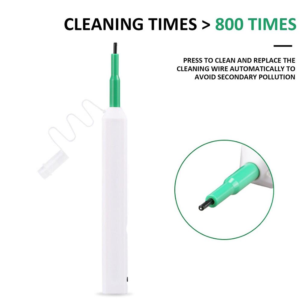 Measurement Fiber Cleaner For SC ST FC E2000 Optical Cleaner Antistatic Resin Cleaning Pen Fiber Optic Brand New