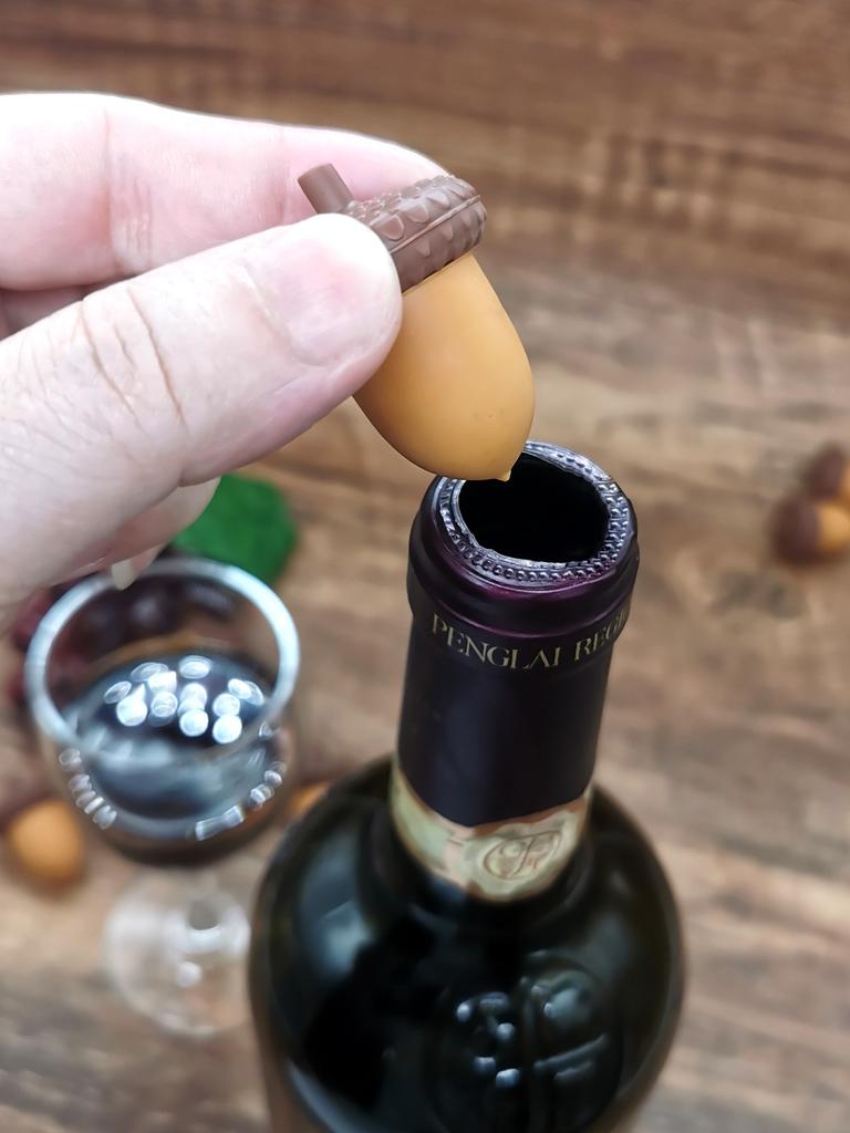 1pc New Mini Acorn Bottle Stopper Silicone Pinecone Champagne Stopper Red Wine Stopper Wine Bottle Cap