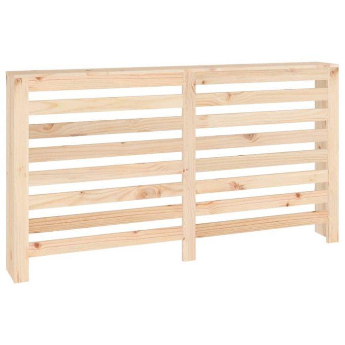 Cache-radiateur en bois massif de pin - VIDAXL - 822601 - Étagère pratique - Design moderne à lattes