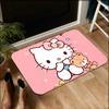 Kawaii Kitty Absorbent Floor Mat Bath Mats Non Slip Carpet Washable Non-slip Kitchen Rug Modern Home Decoration Living Room Rugs