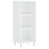 VidaXL Buffet blanc brillant 34,5x32,5x90 cm bois d'ingénierie 828718