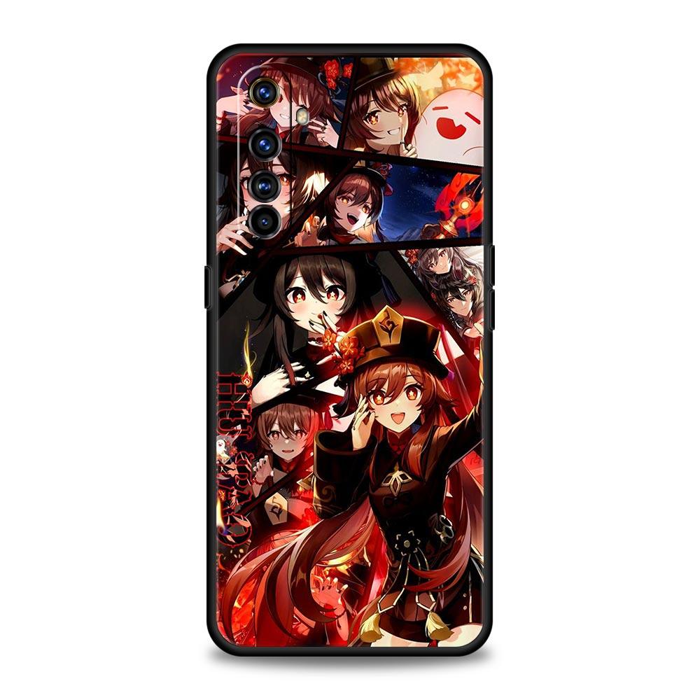 For Realme GT Neo 2 3 3T 5 Phone Case 12 11 5G 10 9 8 5G 7 6 GT5 GT3 GT2 Pro C21 C11 C25 C35 Cover Genshin impact ayato wanderer