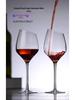 Calice da vino in cristallo stile europeo con accento in noce