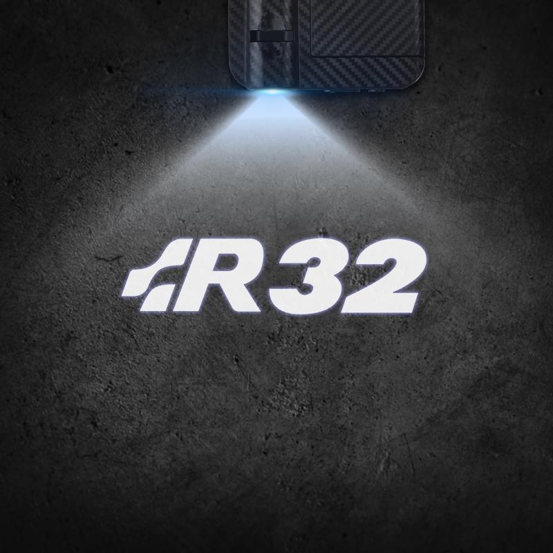 For R32 Sexy Girl Emblem MK3 MK4 MK5 MK6 MK7 tiguan Touran Car Door Light Welcome Lamp Wireless Laser Projector Auto Decoration