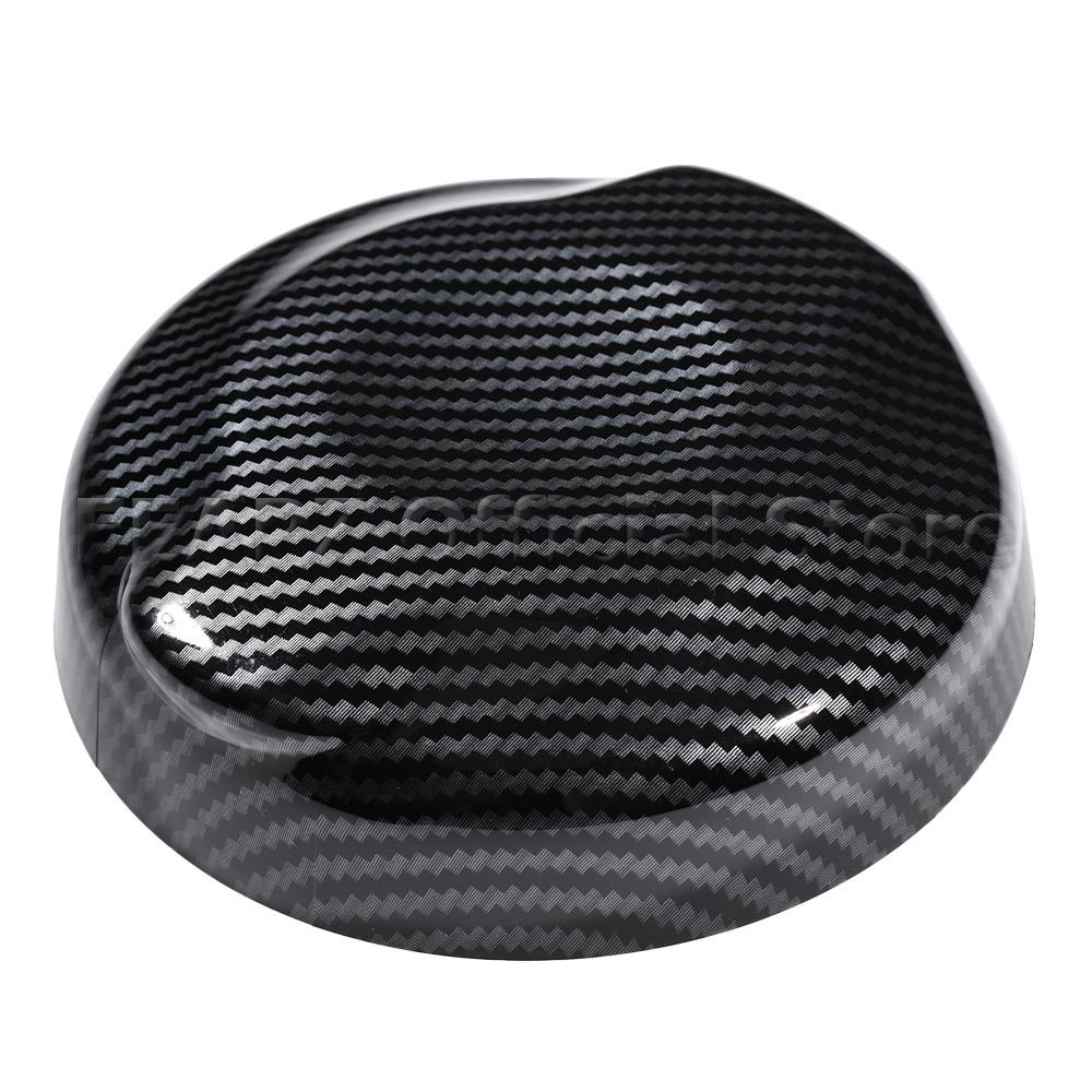 1Pc Black Or Carbon Fiber Pattern Car Fuel Tank Cap Cover Sticker For MINI Cooper S/SD JCW F55 F56 F57 2.0T Car Accessories