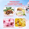 Handmade Sakura Perfume Soap with Cherry Blossom Extracts for Gentle Skin Care Long Lasting Fragrance Facial Body Hand Cleanser