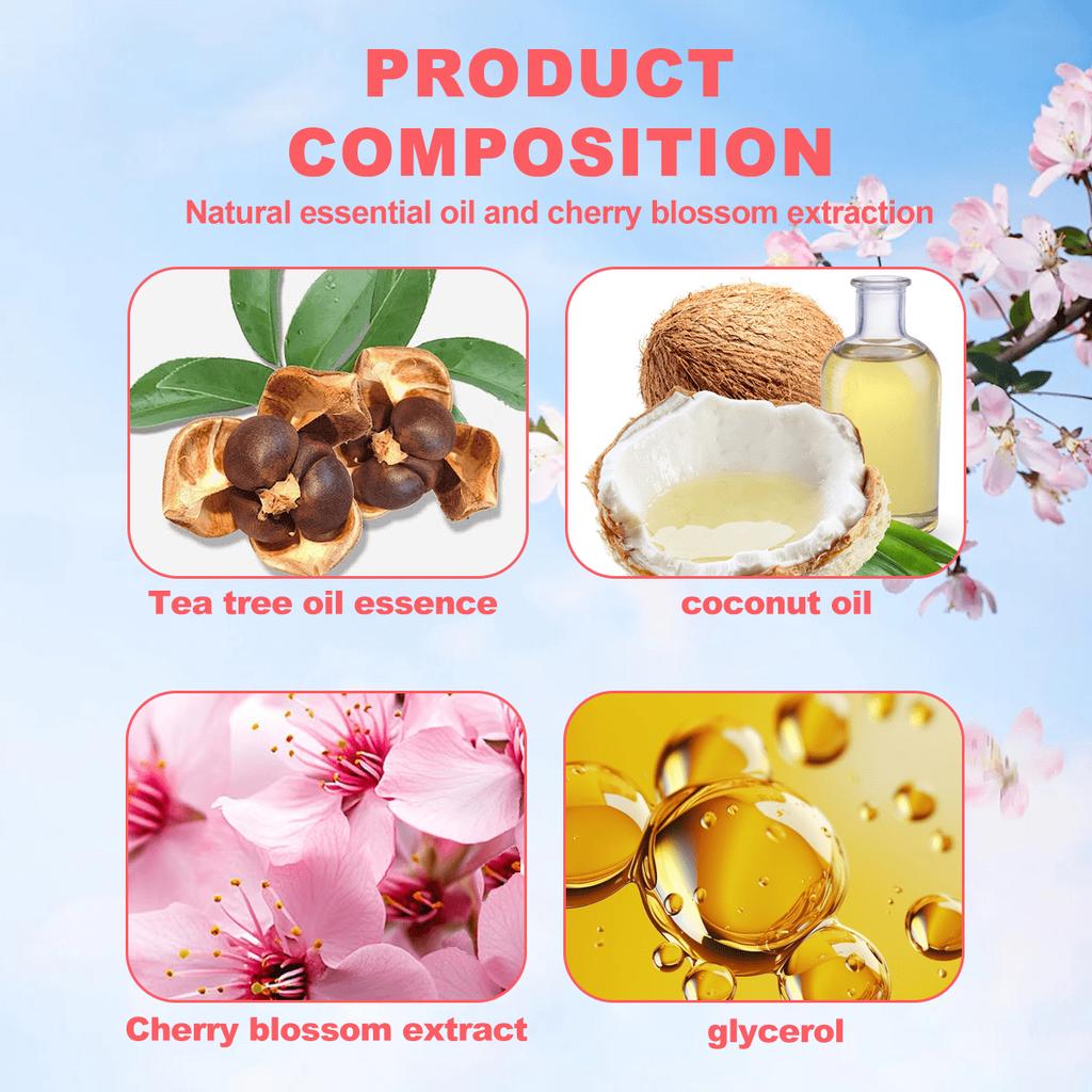 Handmade Sakura Perfume Soap with Cherry Blossom Extracts for Gentle Skin Care Long Lasting Fragrance Facial Body Hand Cleanser