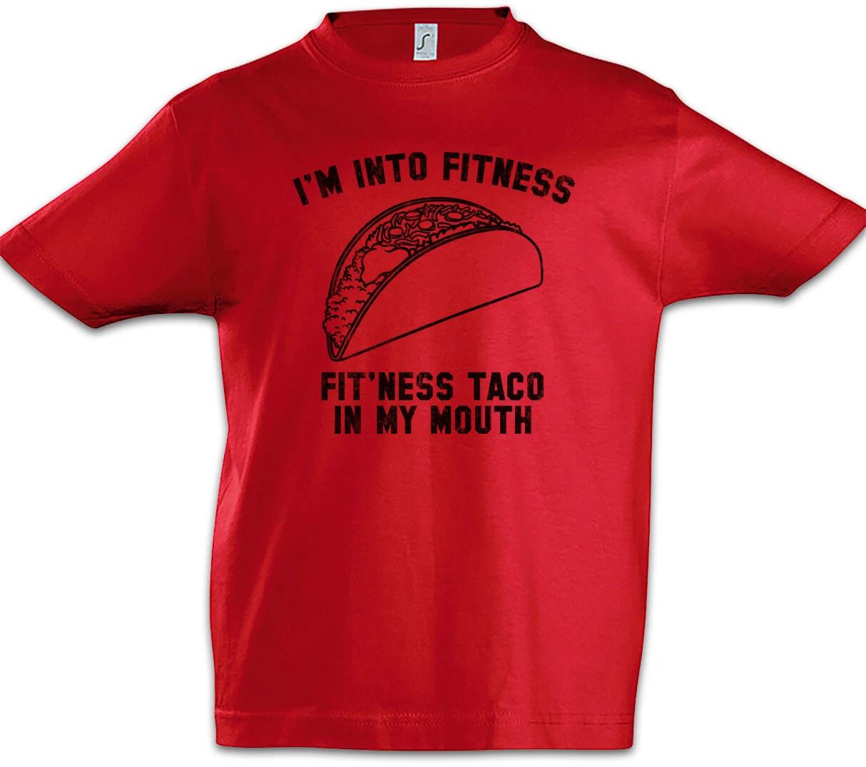 Fitness Taco Kids Boys kids boys T-Shirt Nom Love Tacos Hunger Hangry Diet Thick Fat 100