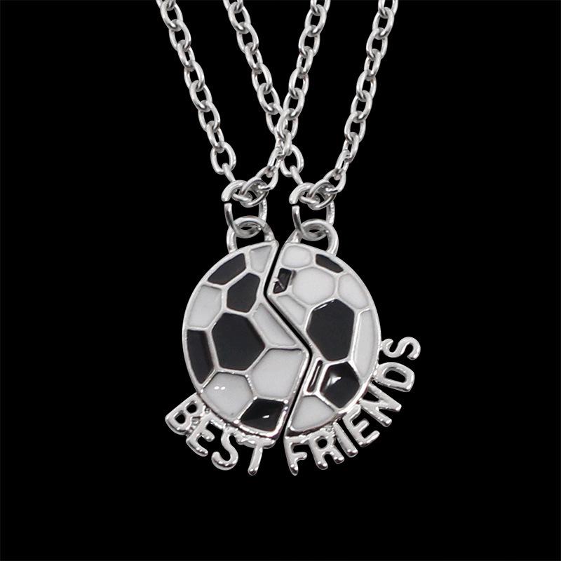 Multi-Person Diamond Heart & Letter Necklace for Girlfriends