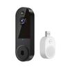 Wireless Safe Doorbell Camera 1080p Resolution Real-Time Communication AI Motion Detection Easy Installation Wi-Fi Video Doorbell