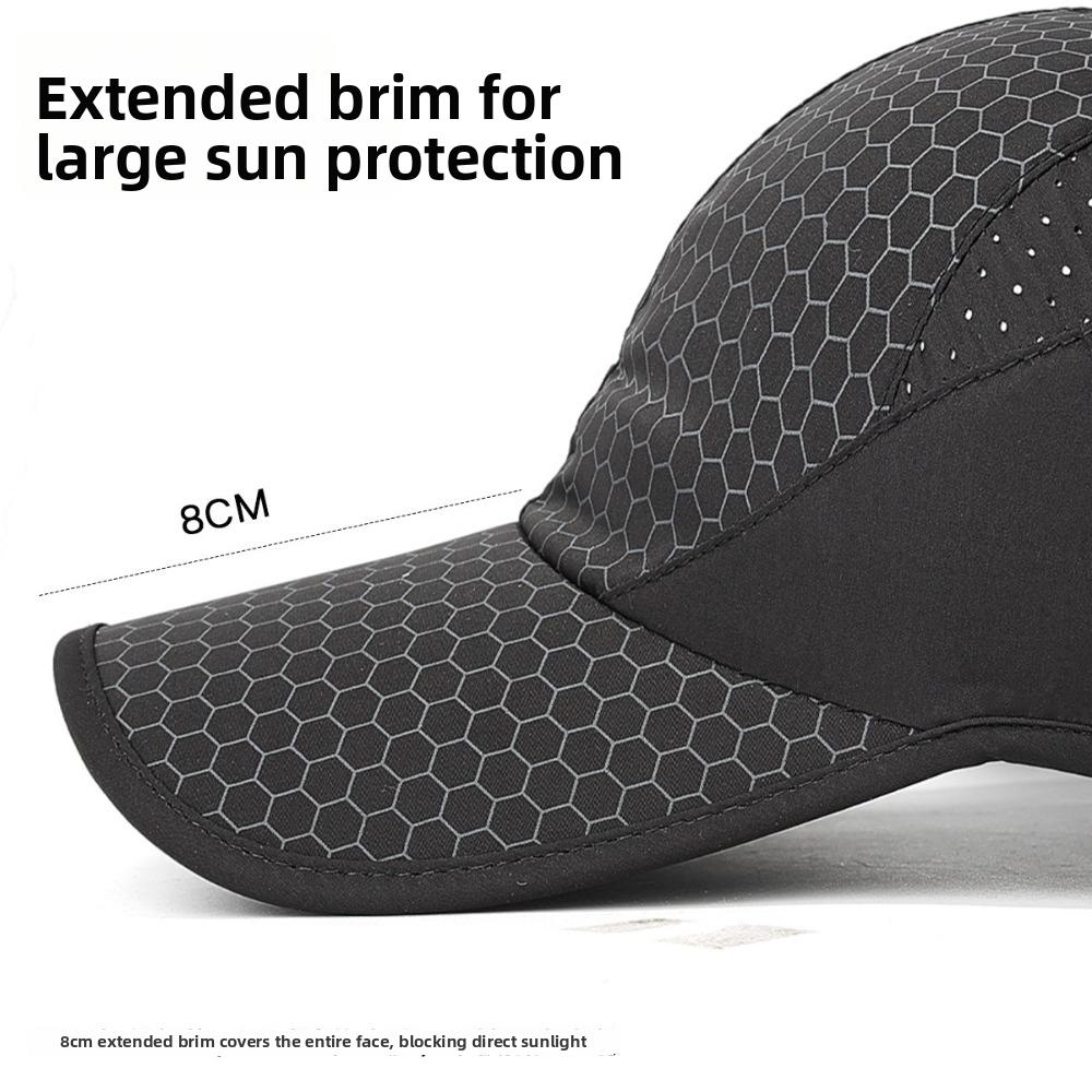 Anti-UV Sun Hat Breathable Duckbill Cap Fashion Baseball Cap Tennis