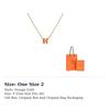 Hermes POP H Gold Plated Necklaces Women's H147992F-02