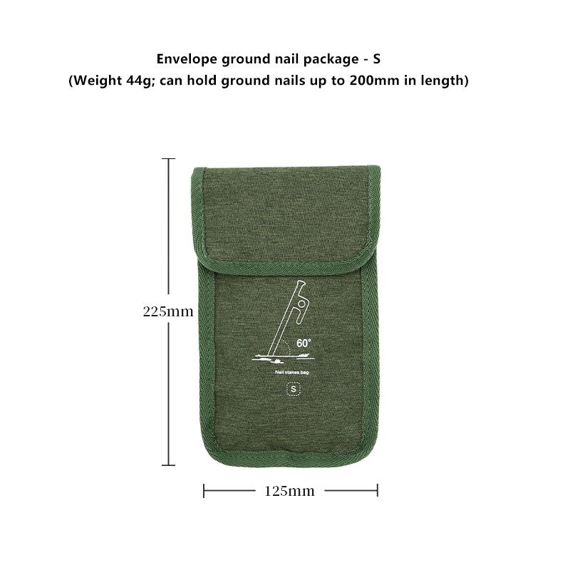 

Уличная сумка для гвоздей, походный набор, многофункциональная сумка для хранения гвоздей, походная сумка для хранения больших аксессуаров из ткани Оксфорд 22.5*12.5cm