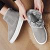 Winter Noslip Snow Boots Man Plush Anti Slip Thermal Insulated Men Ankle Boots Fur Platform Fleece-Lined Outdoor Casual Shoes