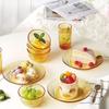 Corning VISIONS Amber Heat-Resistant Glass 10-Piece Dinnerware Set