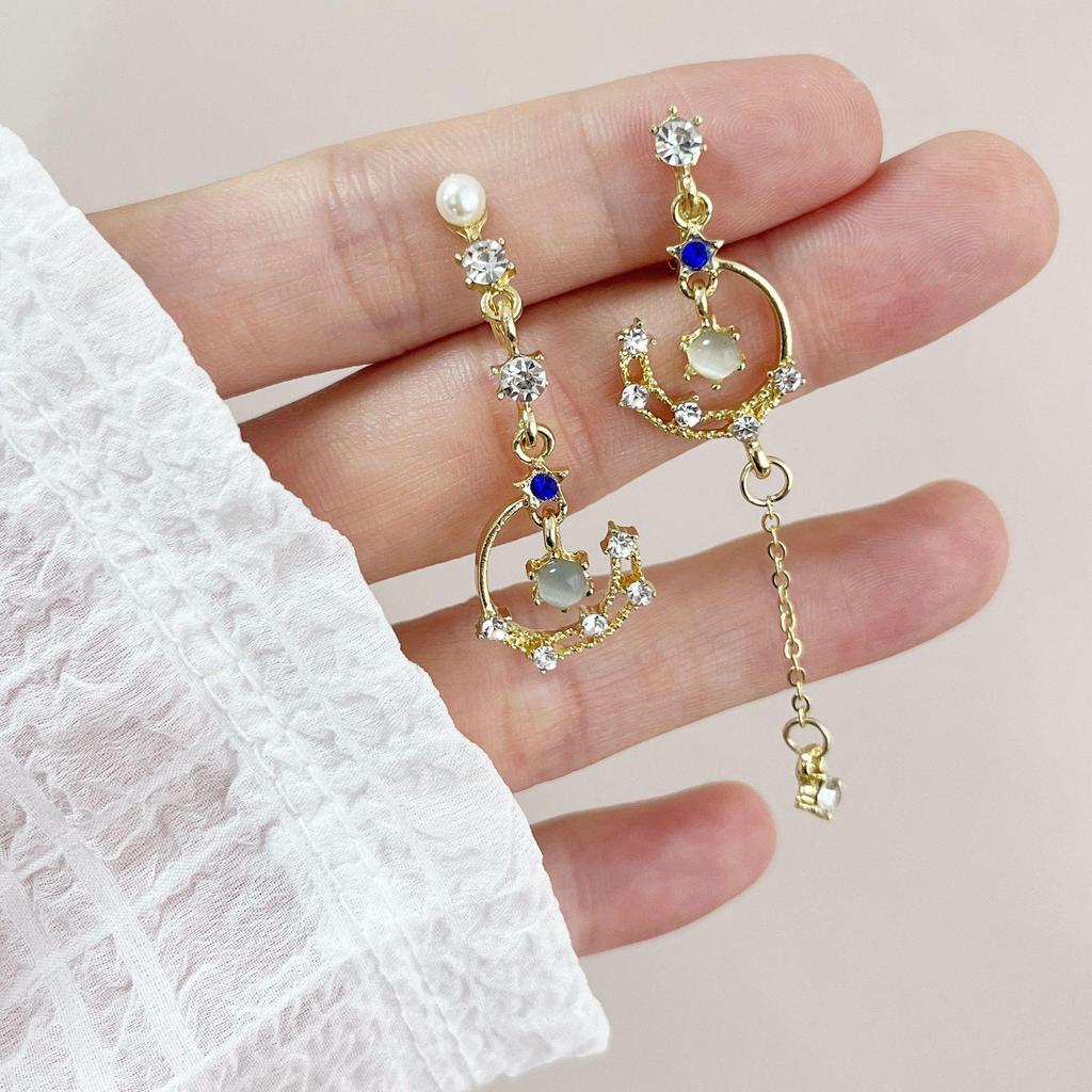 Kamelie Mückenspirale Halter Perlenblume Retro Ohrclips Ohrringe - Kein Piercing erforderlich