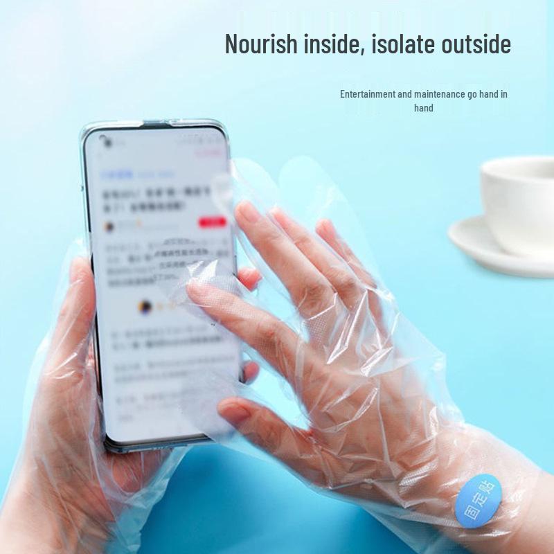Disposable Moisturizing Foot & Hand Mask - Transparent, Waterproof Cover for Home Care