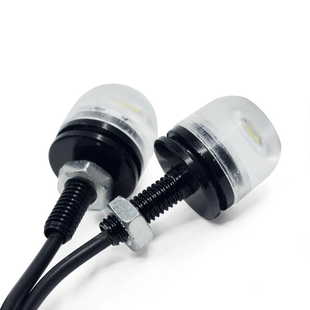 2pcs 9W 12V SMD LED Chip License Plate Light Bolt Screw Turn Signal Tail Light 5630 LED Number Plate Light Motorcycle Auto Car