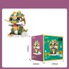 Jaki Building Blocks National Trend Toys Nine-Tailed Fox Zodiac Model Assembly Ornaments Children'S Educational Toys Gifts
