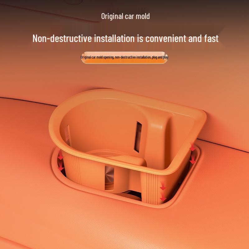 AITO M8 3-Row Cup Holder Silicone Pad & Storage Box Interior Accessory