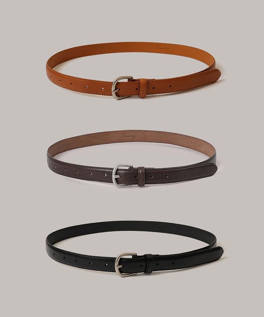 LAMINEZ Classic Cowhide Belt - 3 Colors