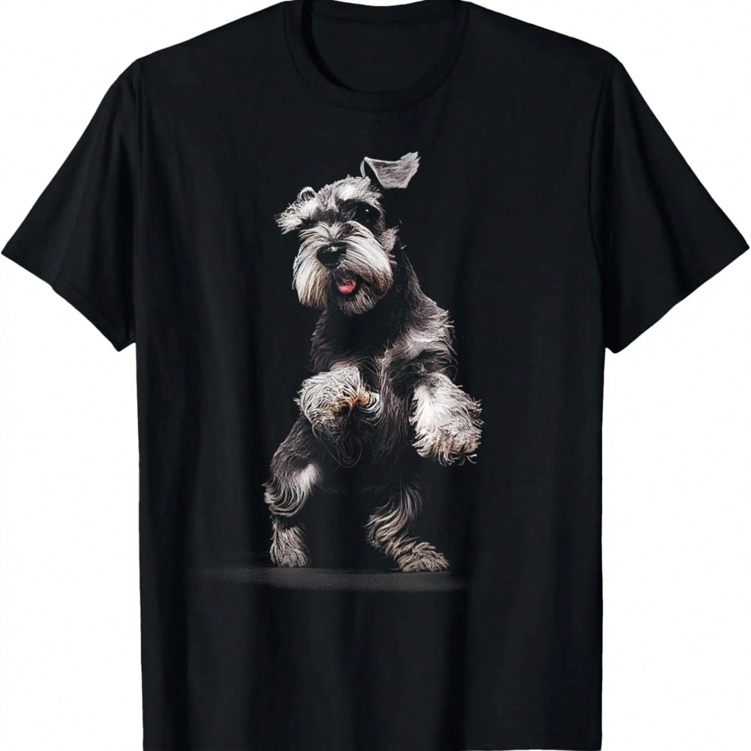 Miniature Schnauzer Dog Art Miniature Schnauzer T-Shirt S
