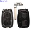 Jingyuqin 2/4/5/6 Buttons Remote Car Key Shell Fob Case For Chevrolet Camaro Equinox Cruze Malibu Spark Smart Key NO LOGO
