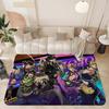 J-JoJo's Bizarre Adventure Teppich Nordischer Stil Haus Fußmatte Badezimmer-Toilettenmatten Schlafzimmer Hotel Dekor Matte