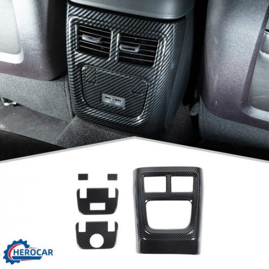 

Декоративная накладка на задний воздуховод из углеродного волокна Для Dodge Charger/Chrysler 300C 15+