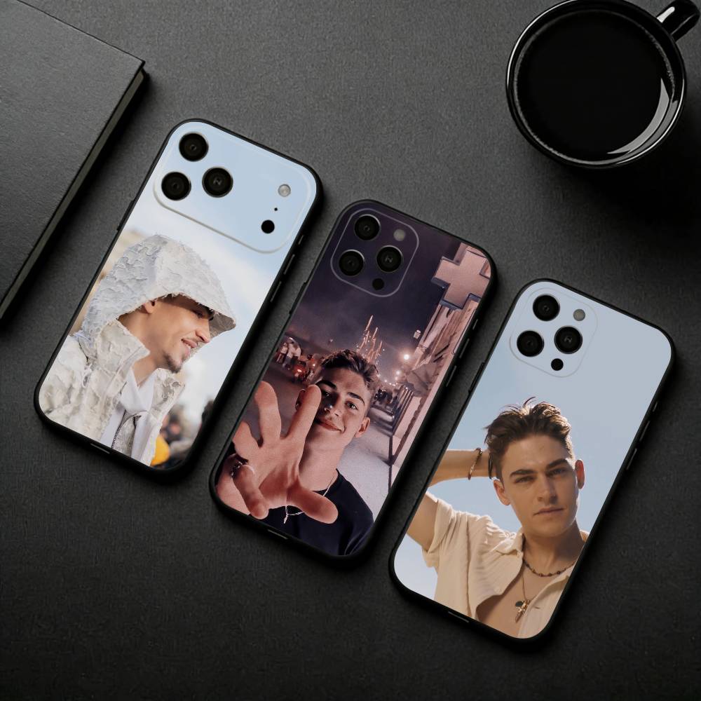 English actor H-Hero Fiennes T-Tiffin Phone Case For iPhone 17pro,16,15,14,13,12,11 Plus,Pro Max,XS,Soft Silicone Black Cover