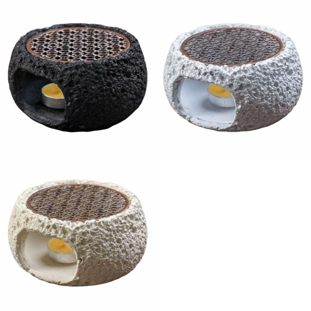 Stone-Look Candle Warmer Cement Fumigation Furnace Aromatherapy Burner Home Decoration