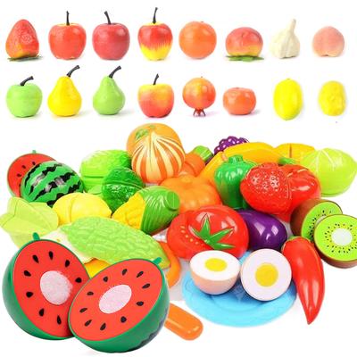 Simulated Fruit and Vegetable Toys Children Pretend Play Parent-child Interaction Toy Kitchen Toys for Birthday Gift TMZ