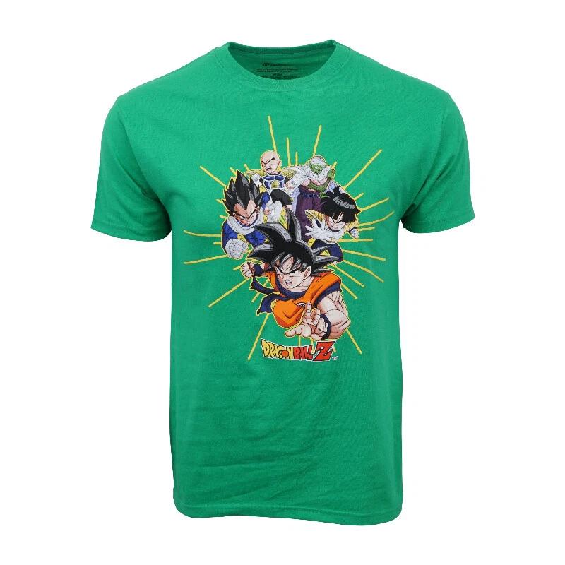 Dragonball Unisexs Green Graphic T Shirt S