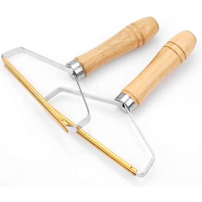 Lot de 2 brosses manuelles anti poil et anti-peluches VOLY - Blanc