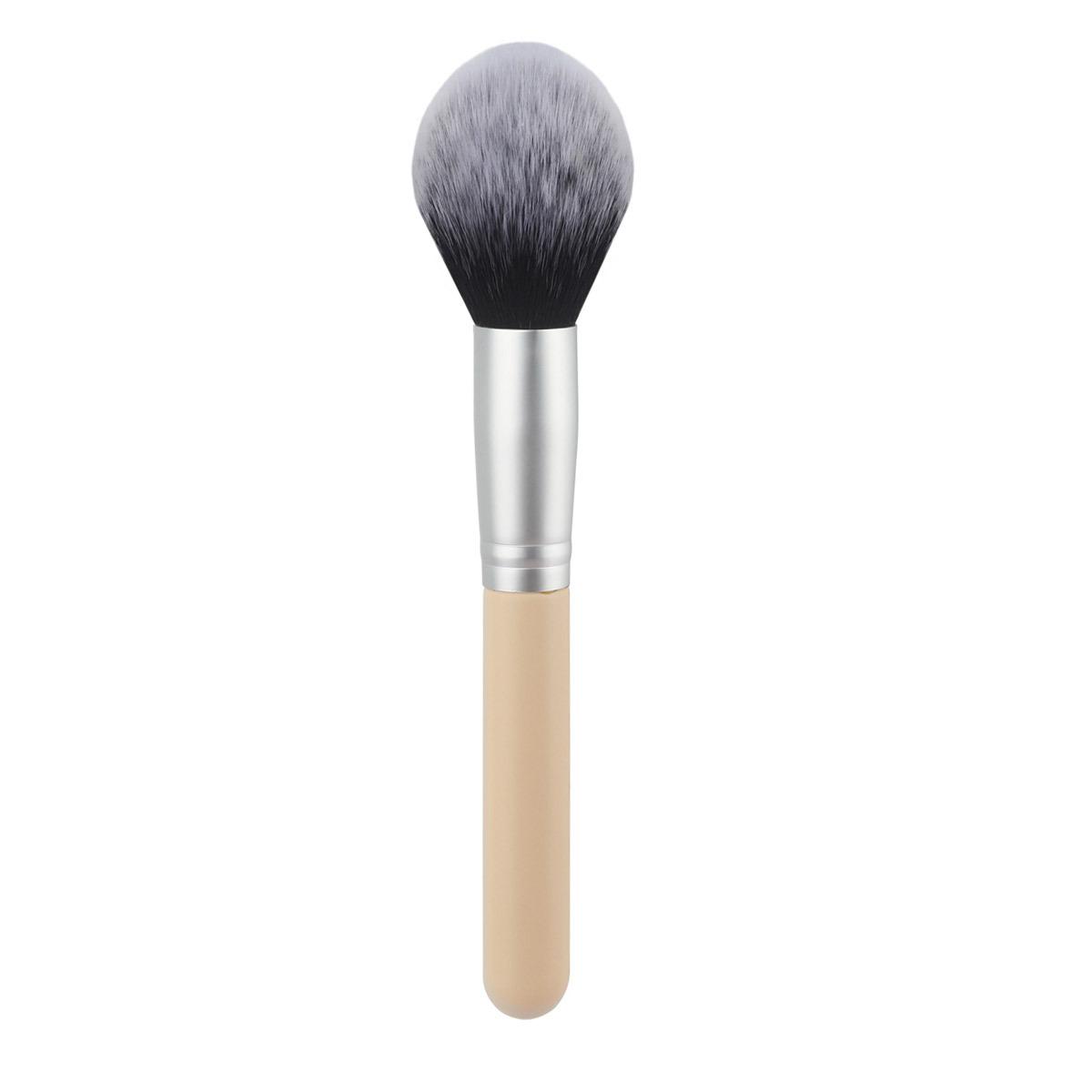 

All Black Flame Shape Makeup Brush Highlight Brush Soft Loose Powder Brush Blush Brush Beauty Makeup Brush Tool