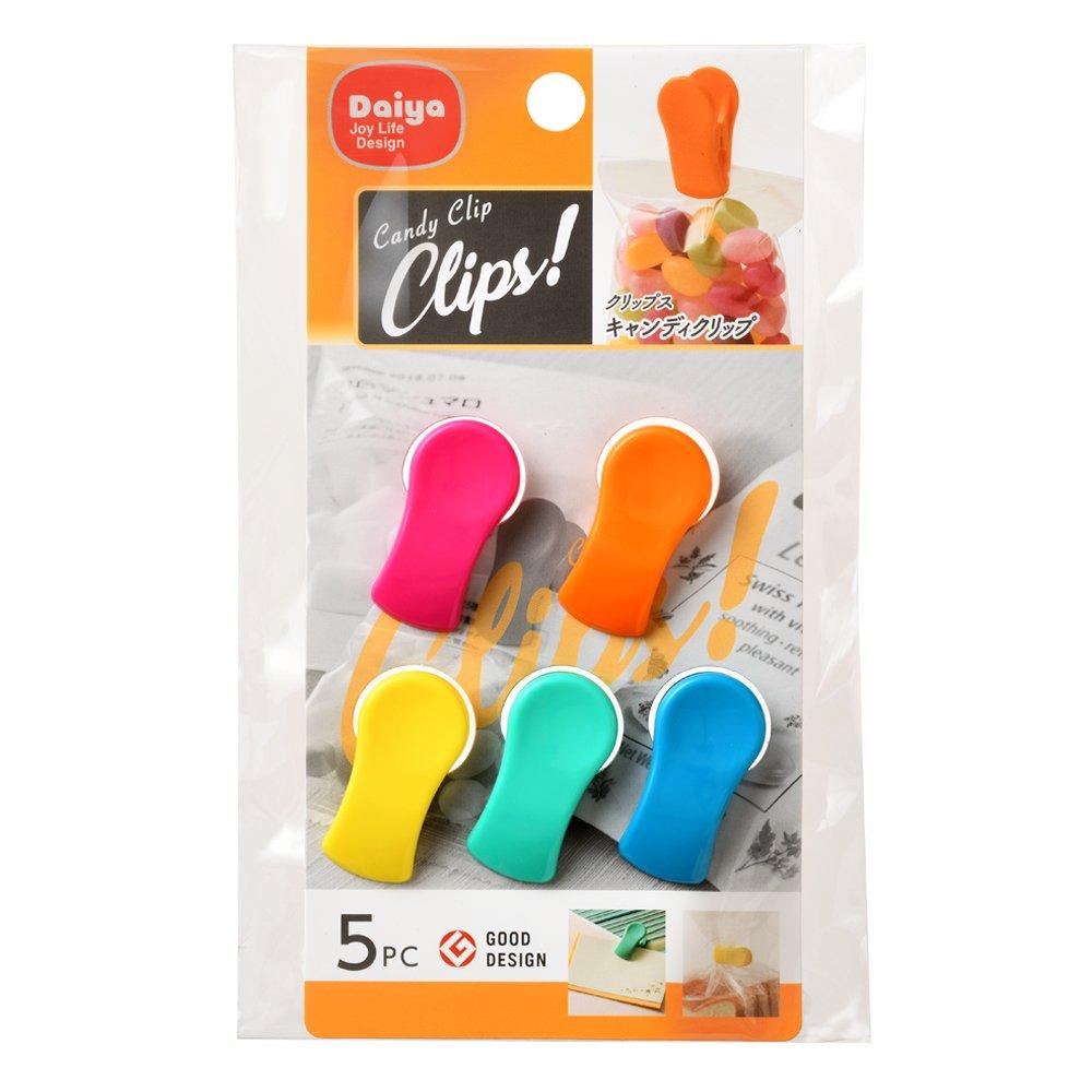 Daiya Mini Candy Clips 5 Colors 0.4x0.2x0.19cm Good Design Award