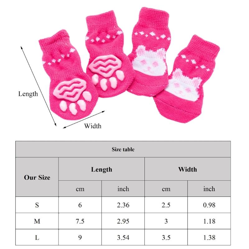 Cat Socks Pet Outdoor Shoes Dog Socks For Large Dogs Non-slip Pet Dog Socks