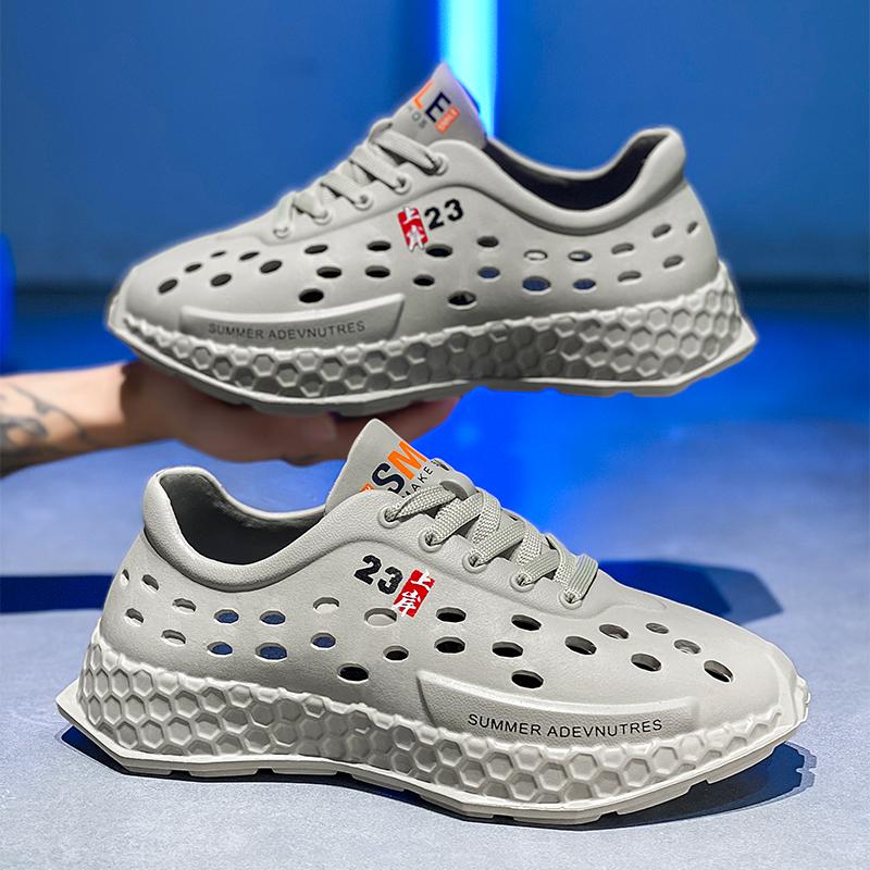 Men Wear Non-slip and Deodorant Sports Sandals In Summer, and Drive A Full Package of Large-size Beach Sandals