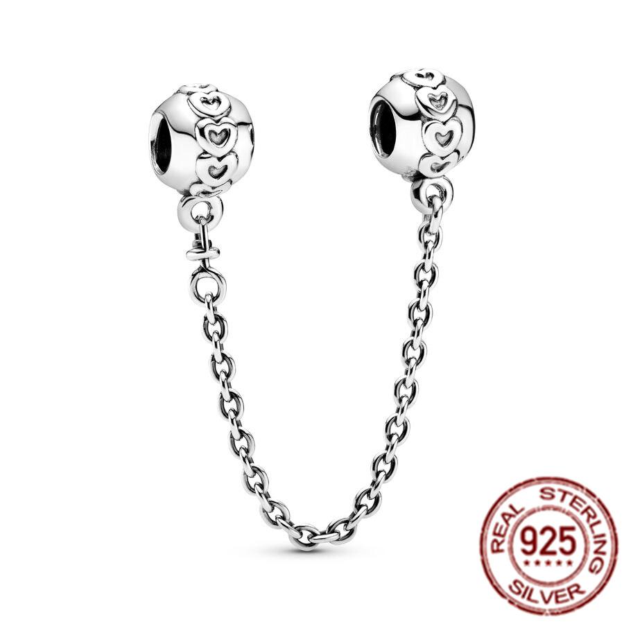 Niedriger Preis Familie Baum Herz & Schmetterling Sicherheit Kette Charms S925 Sterling Silber