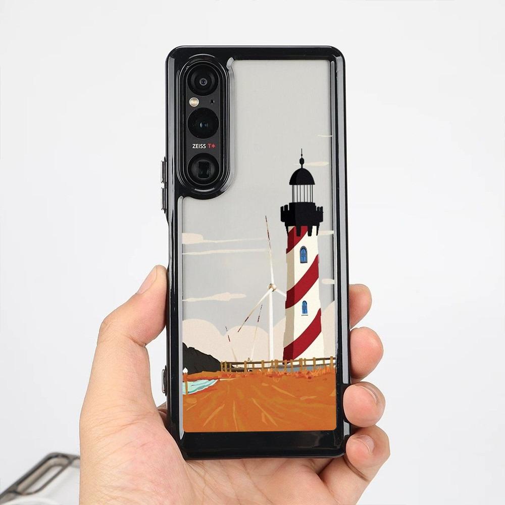 Coque de téléphone transparente rigide pour Sony Xperia 1 V VI VII VIII Xperia 5 V Xperia 10 V VI VII / Coque Sony antichoc