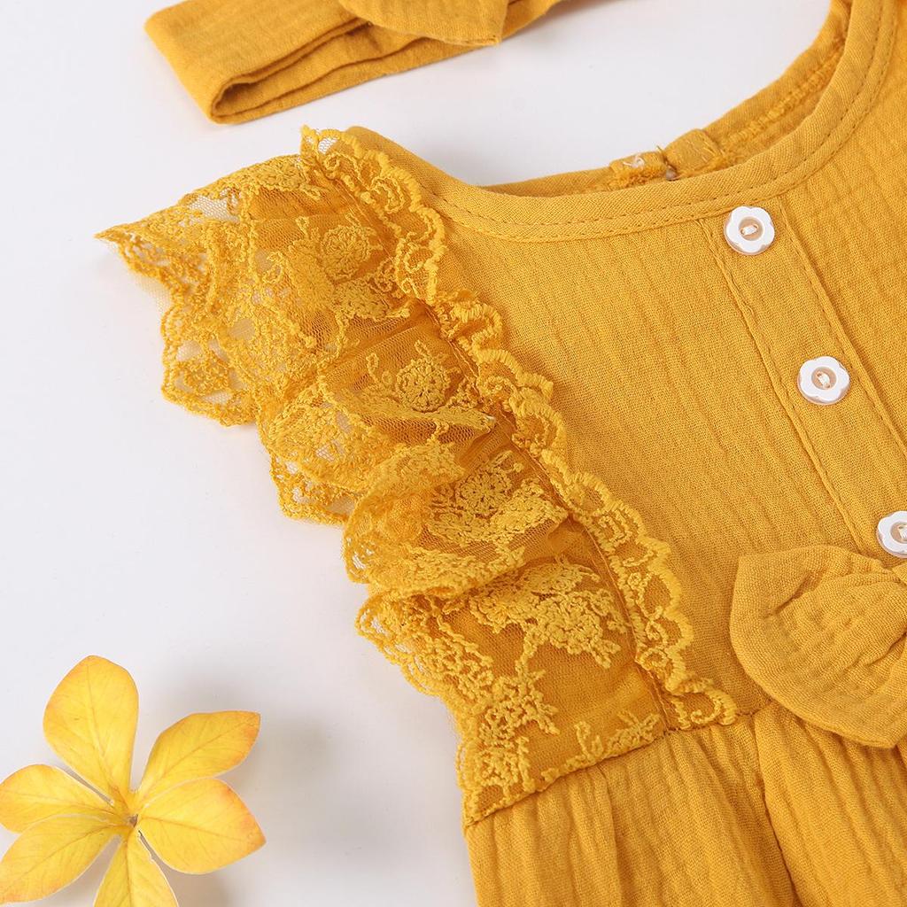 0-18 Months Baby Girl Bodysuit Newborn Baby Girl Romper Sleeveless Jumpsuits+Headband Infant Girl Summer Fashion Playsuit Outfit