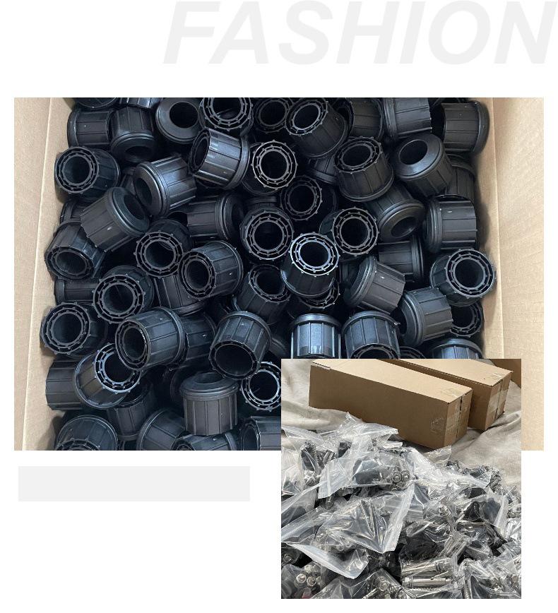 Outdoor Umbrella Base: Sunshade Ground Insert, Marble Fixer, Carbon Steel & Stainless Steel Tube