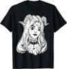 Devil Girl Satan!c Goth Choker Blackcraft Glitch Gift Tee Men T Shirt