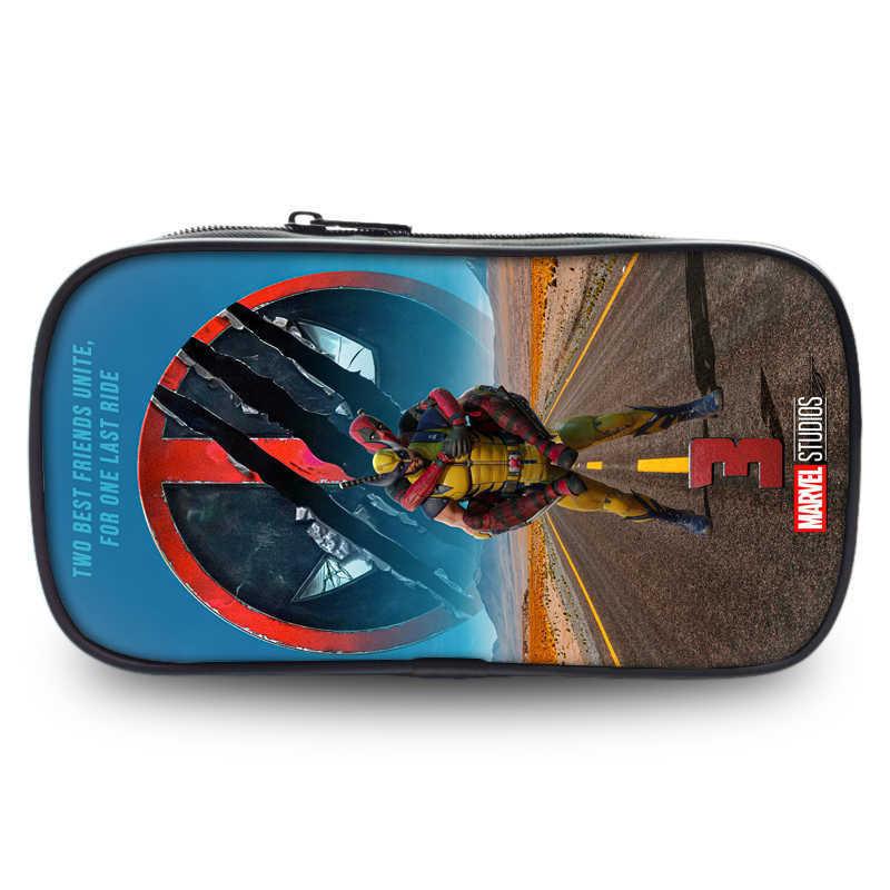 Deadpool And Wolverine Large Capacity Oxford Fabric Pencil Case For Students
