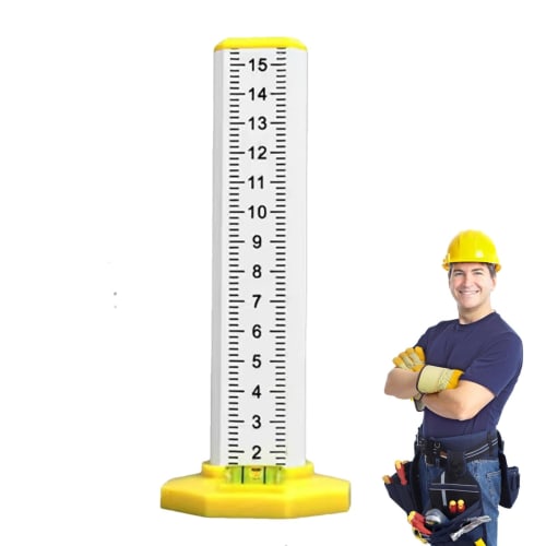 Equal Height Ruler - Double-Sided Height Scale, Horizontal Elevation Ruler | Floor Tile Equal Height Ruler with Magnetic Base, Drop Ceiling Tile, Pave