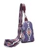 Vintage Canvas Printed Bohemian Women's Clutch Chest Bag Crossbody Bag