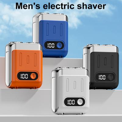 Männer Elektrorasierer IPX7 Wasserdicht Mini Taschenformat Rasierer USB Aufladbar