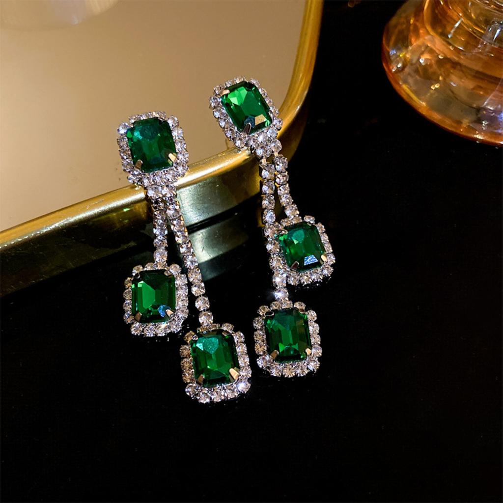 2PC Women's Fashion Geometric Square Tassel Earrings Jewelry Accessories Suitable for Date, Party, Festival Gifts-139