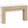 Headboard Cabinet with Storage Sonoma Wood Based Material