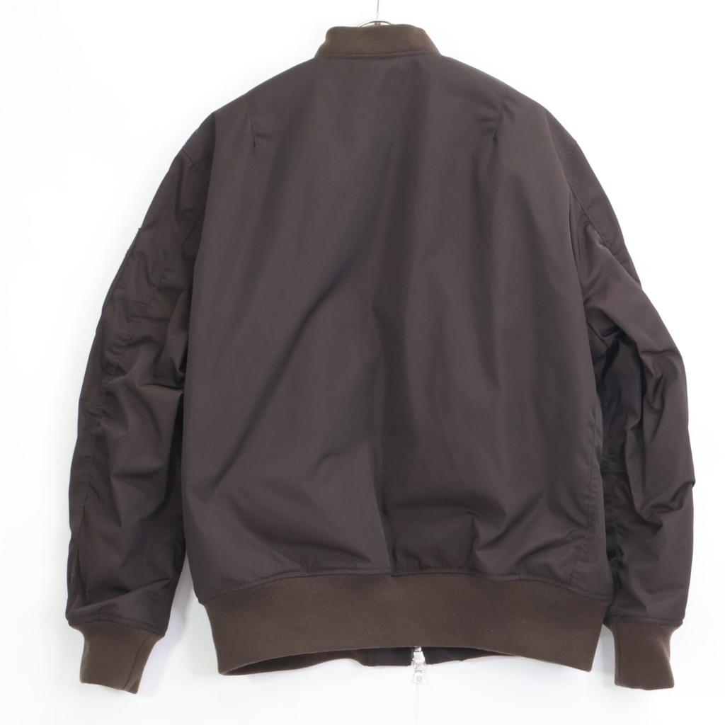 Uniform Experiment 2420000 Blue Double Zip Flight Jacket Jacket 3 BrownUsed